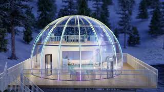 The Largest Polycarbonate Glamping Dome on the Market  By Lucidomes [upl. by Jedidiah]