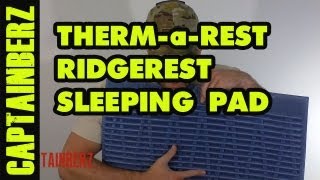 ThermaRest RidgeRest Sleeping Pad [upl. by Nauqad]