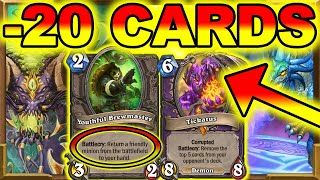 Tickatus 20 Cards Fun And Interactive Control Warlock Needs Nerf ASAP Barrens  Hearthstone [upl. by Arnaud376]