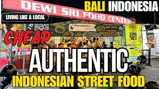 Bali Indonesia Street Food Vlog Kuta Cheap Places To Eat 2024 [upl. by Amethist]