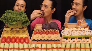 Sato Aki Mukbang ASMR 🥒🥒🥒  Compilation Video part 1668  Mukbang ASMR [upl. by Nellak]