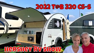 nuCamp Tab 320 CSS Boondock Review 2022 Hershey RV Show [upl. by Staffan]