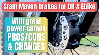 Sram Maven Brake Review  50 more power than codes for DH and Ebikes [upl. by Kiona424]