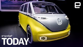 Volkswagen’s electric microbus will be USmade  Engadget Today [upl. by Eiramanel]