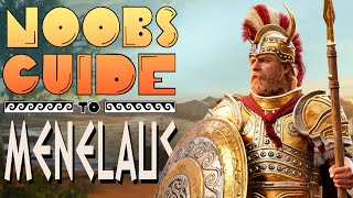 NOOBS GUIDE to MENELAUS  A TOTAL WAR SAGA Troy [upl. by Jorey]