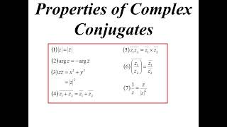 12X2 T01 05 conjugate properties 2025 [upl. by Ofori664]