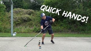 Hockey Stickhandling Series Part 4 Quick Hands [upl. by Ilaire]