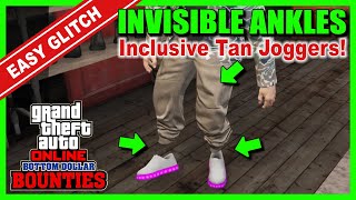 How To Get Invisible Ankles And The Tan Joggers Still Working Clothing Glitch  GTA 5 Online [upl. by Phillipe]