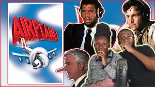 AIRPLANE 1980 MOVIE REACTION  FIRST TIME WATCHING [upl. by Lyrehc198]