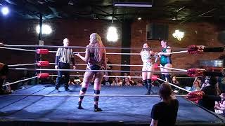 Squared Circle Pro  Nova PhoenixAngela Armstrong vs The Freebabes [upl. by Neisa907]