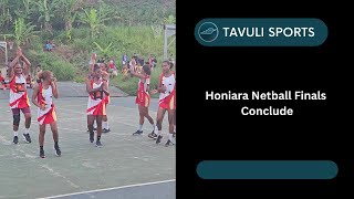 Honiara Netball Finals Conclude [upl. by Novaat804]