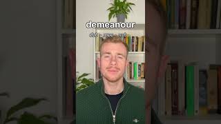 How would you describe your demeanour 🤔 learnenglish englishlearning britishenglish [upl. by Annaerda]