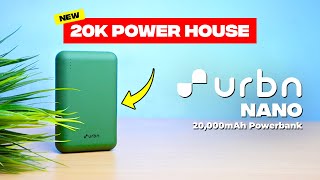 URBN 20000mAh Nano Power Bank Unboxing Hindi  225W Quick Charge 30 Power Delivery 30 [upl. by Amri652]