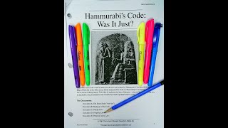 Hammurabis Code DBQ Document D [upl. by Georgina]