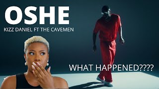 KIZZ DANIEL  OSHE ft THE CAVEMEN OFFICIAL VIDEO  REACTION VIDEO [upl. by Zwart]