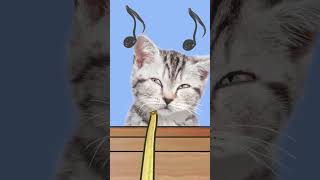 Necesito buscarme otro hobby The cat finally found a hobbyI want to eat food funny cat animation [upl. by Nnylaf]