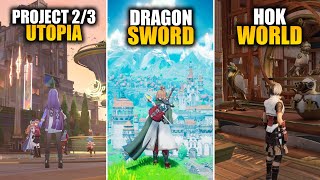 3 Game Mobile Open World Anime Style Yang Wajib Dicoba  Dragon Sword Project 23 Utopia HOK World [upl. by Eba]