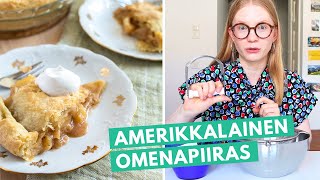 AMERIKKALAINEN OMENAPIIRAKKA  vegaaninen resepti [upl. by Hairem]