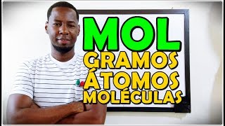 ¿A cuánto equivale un mol en gramos átomos y moléculas [upl. by Gilcrest]