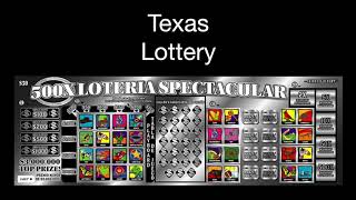 500X Loteria Spectacular  Texas Lottery 50 May 2024 DIFFERENT PRIZE STRUCTURE [upl. by Eahsram]