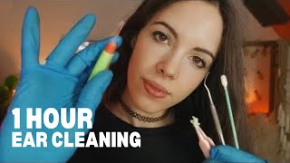 ASMR  1 Hour Of Intense Ear Cleaning 👂asmr for workstudying [upl. by Skip]