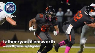 TSSAA Football Highlights Ensworth 24 Father Ryan 7 [upl. by Acisey724]