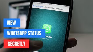 How to View a WhatsApp Status Without Them Knowing [upl. by Hadihahs]