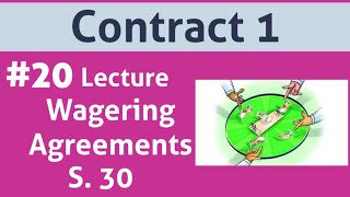 Indian Contract Act 1872 Wagering Agreement S30 [upl. by Wohlen]