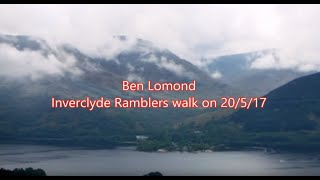 Inverclyde Ramblers Ben lomond 20517 [upl. by Karine226]