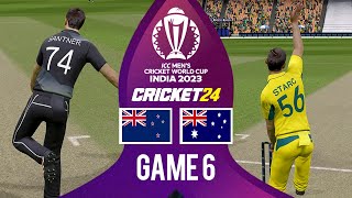 CRICKET 24  WORLD CUP 2023  NEW ZEALAND v AUSTRALIA [upl. by Nare]