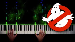 GHOSTBUSTERS  Theme Song 👻  Piano Cover  Sheet Music [upl. by Elburr71]