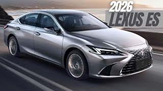 2026 Lexus ES Facelift Debuts Subtle New Styling and Upgraded Interior Tech [upl. by Atirehs101]