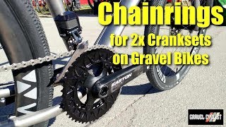 Chainrings for 2x Cranksets on Gravel Bikes  Third Party Options [upl. by Rriocard]