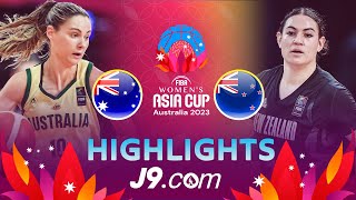 Australia 🇦🇺 vs New Zealand 🇳🇿  3rd Place Game  J9 Highlights  FIBA AsiaCupWomen 2023 [upl. by Jenkins]