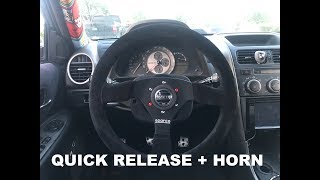 How To Wire IS300 Horn To Quick Release Steering wheel [upl. by Iggie172]