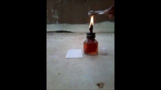 naphthalene balls burning test [upl. by Jerz987]