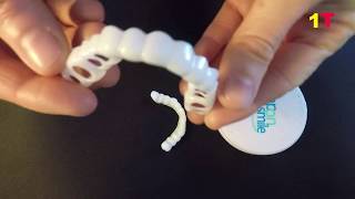 Snap On Smile Fake Teeth Oral Care Natural Bleaching Dental  Unboxing amp Review [upl. by Caria]