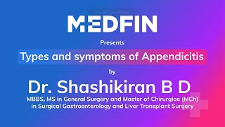 Types and Symptoms of Appendicitis [upl. by Arrat]