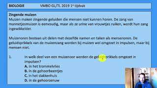 Vmbo biologie 20191 Het zingtuigstelsel opdracht 1  een moeilijke opgave uitgelegd [upl. by Enilekcaj]