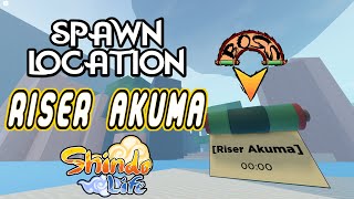 LOCALIZACION RISER AKUMA BOSS MISION SPAWN  Shindo Life [upl. by Ramsdell258]