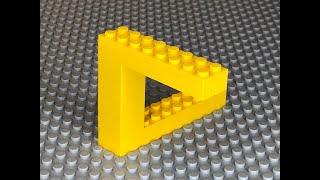 How To Build The Impossible Penrose Triangle Out Of LEGO [upl. by Tutankhamen]