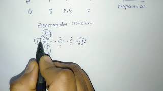 Bonding in Propanol Class 10 11 12 Basic Chemistry [upl. by Faxan]