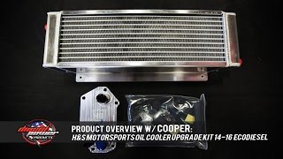 Keep Your Cool HampS Motorsport 1416 Ram ECODIESEL Oil Cooler Upgrade Kit [upl. by Shuma]