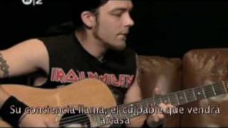 Bullet For My Valentine  tears dont fall acoustic sub [upl. by Klecka]