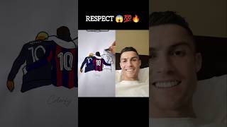 Cristiano ronaldo reacts 😱🔥💯 shorts cr7 respectreacti editz [upl. by Gwenette]