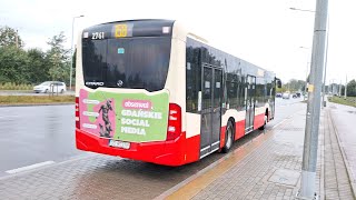 GAiT 158  Wrzeszcz PKP przez Amberexpo MercedesBenz Citaro C2 2761 [upl. by Delp348]