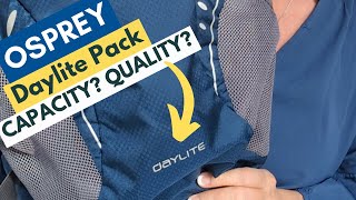 My Review of Osprey Daylite Everyday Backpack  QUALITY amp CAPACITY [upl. by Assiled965]