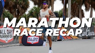 Clearwater Marathon 2024 Race Recap [upl. by Honor]