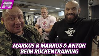 Markus amp Anton Bippus beim Rückentraining und Formcheck [upl. by Knick251]