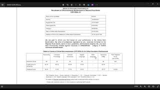 My RRB Clerk Prelims  Mains Scorecard ClearedIn1st Attempt ibpsrrb bankexams rrbclerk ibpspo [upl. by Andres]